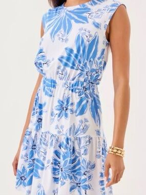 NWT Lilly Pulitzer XL DANVILLE DRESS 👗 in “Resort White” MSRP $168 NWT sz XL